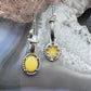 Carolyn Pollack Sterling Silver Oval Yellow Jasper Dangle Earrings For Women