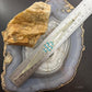 Sterling Silver Liquid Silver & Turquoise Woven Beaded 7" Bracelet For Women