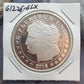 2016 1.0 Troy Ounce .999 Pure Silver Morgan Design Round #61226-6LX