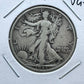 1943-S 90% Half Silver Dollar Walking Liberty VG-F #60124-15E