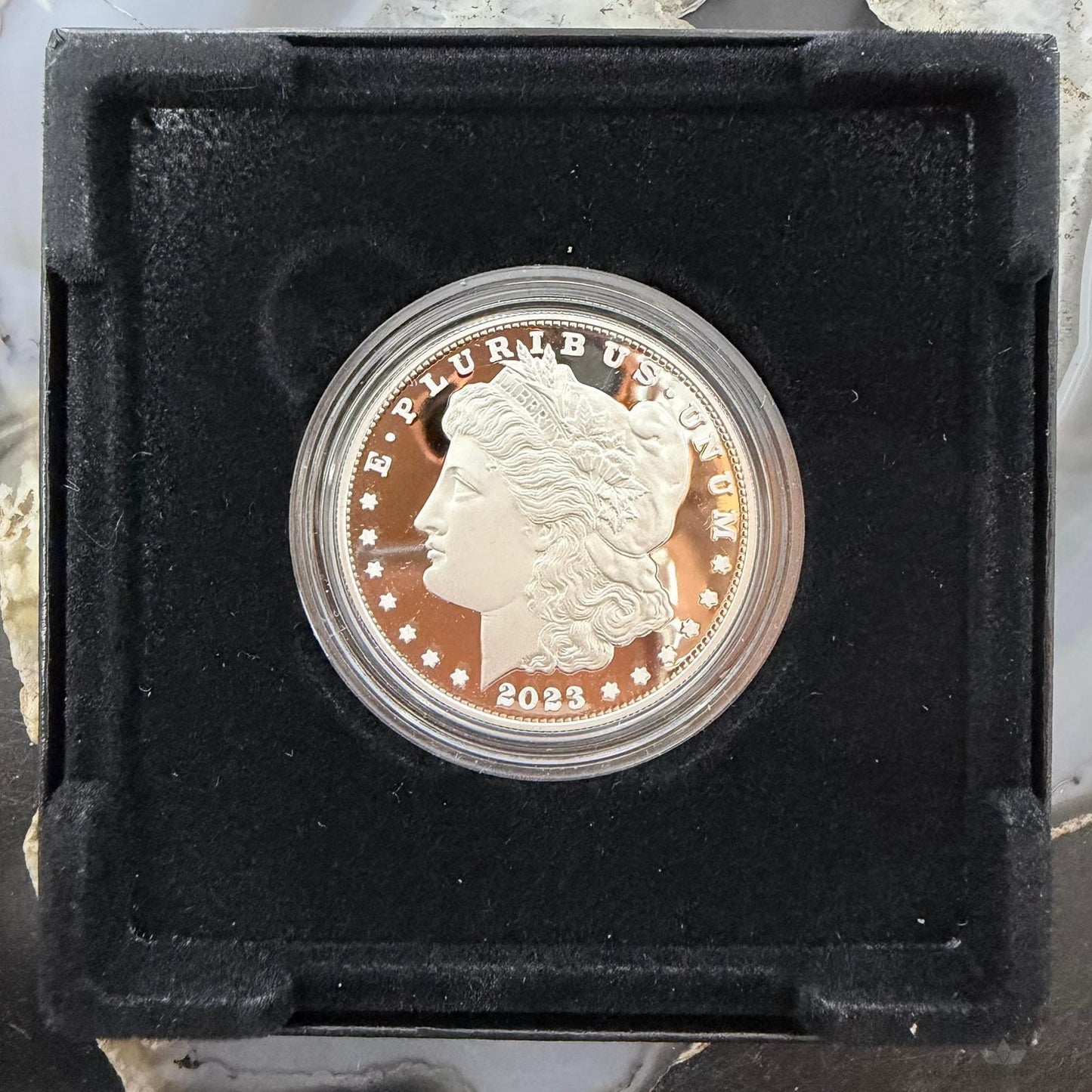 US 2003 Pure Silver One Troy Ounce Morgan Dollar Proof Uncirculated #112825-9DX