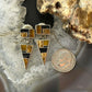 David Rosales Sterling Silver Native Earth Multi Stone Inlaid Earrings For Women