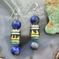 Tommy & Rosita Singer Sterling  Silver Lapis,Turquoise Beads Dangle Earrings For Women #1