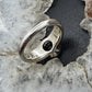 Carolyn Pollack Sterling Silver Rounded Amethyst Decorated Shank Ring For Women