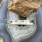 Reed Charley Native Americn Sterling Silver Turquoise Decorated Row Bracelet For Women