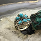 Carolyn Pollack Sterling Silver 6 Sleeping Beauty Turquoise Ring Size 8 For Women