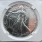 1987 US 1.0oz .999 Fine Silver American Silver Eagle NGC MS69 #6567385-123EG