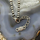 Carolyn Pollack Sterling Silver Decorated 3mm-6mm Graduated Beaded Necklace For Women