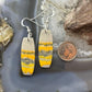 Sterling Silver Bumblebee Jasper Slab Dangle Earrings For Women #194