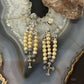 Carolyn Pollack Sterling Silver Mother Of Pearl & Cross Chandelier Earrings For Women