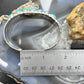 Anita Whitegoat Native American Sterling Silver 7 Turquoise Row Bracelet For Women #2