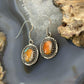Sterling Silver Southwestern Style Spiny Oyster Turquoise Dangle Earrings For Women #6