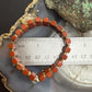 Carolyn Pollack Sterling Silver Rectangle Red Jasper Stretch Bracelet For Women