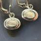 Carolyn Pollack Sterling Silver Oval Moonstone Dangle Earrings For Women