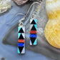 Starllie & Sheryl Edaakie Sterling Silver Multistone Inlay Dangle Earrings For Women #6