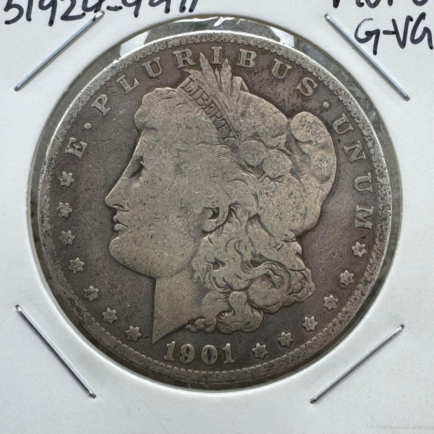 1901-O US 90% Morgan Silver Dollar G-VG #51924-9GH