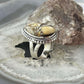 Sterling Silver Southwestern Style Teardrop Mookaite Jasper Ring Size 7.5 For Women