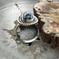 Sterling Silver Southwestern Style Golden Hill Turquoise Ring Size 6 For Women