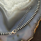 Sterling Silver Southwestern Style 4 mm Navajo Pearl Saucer Beads 16"- 18" Necklace For Women