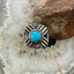Carolyn Pollack Southwestern Style Sterling Silver Blue Turquoise Zia Symbol Ring For Women