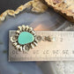 Sterling Silver Southwestern Style Natural Shape Turquoise Decorated Pendant For Women