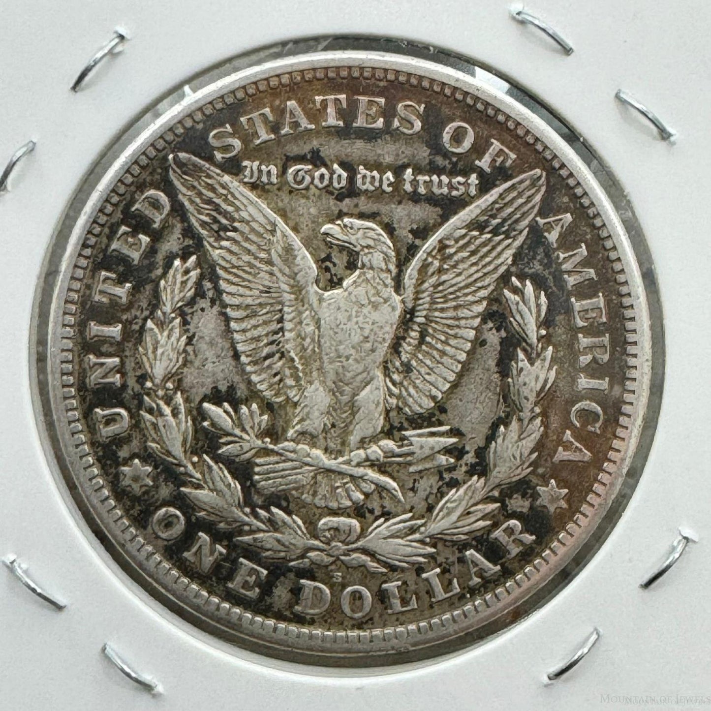 1921-S US 90% Morgan Silver Dollar F-VF #10824-1GH