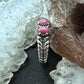 Carolyn Pollack Sterling Silver 3 Oval Rhodochrosite Decorated Ring For Women