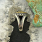 Carolyn Pollack Sterling Silver Oval Chip Inlay Citrine Decorated Ring For Women