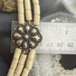 Carolyn Pollack Sterling Silver Concho w/Turquoise &White Agate 19" Necklace For Women.