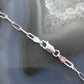 Native American Sterling Silver Teardrop & Oval Pink Conch Pendant W/Necklace For Women
