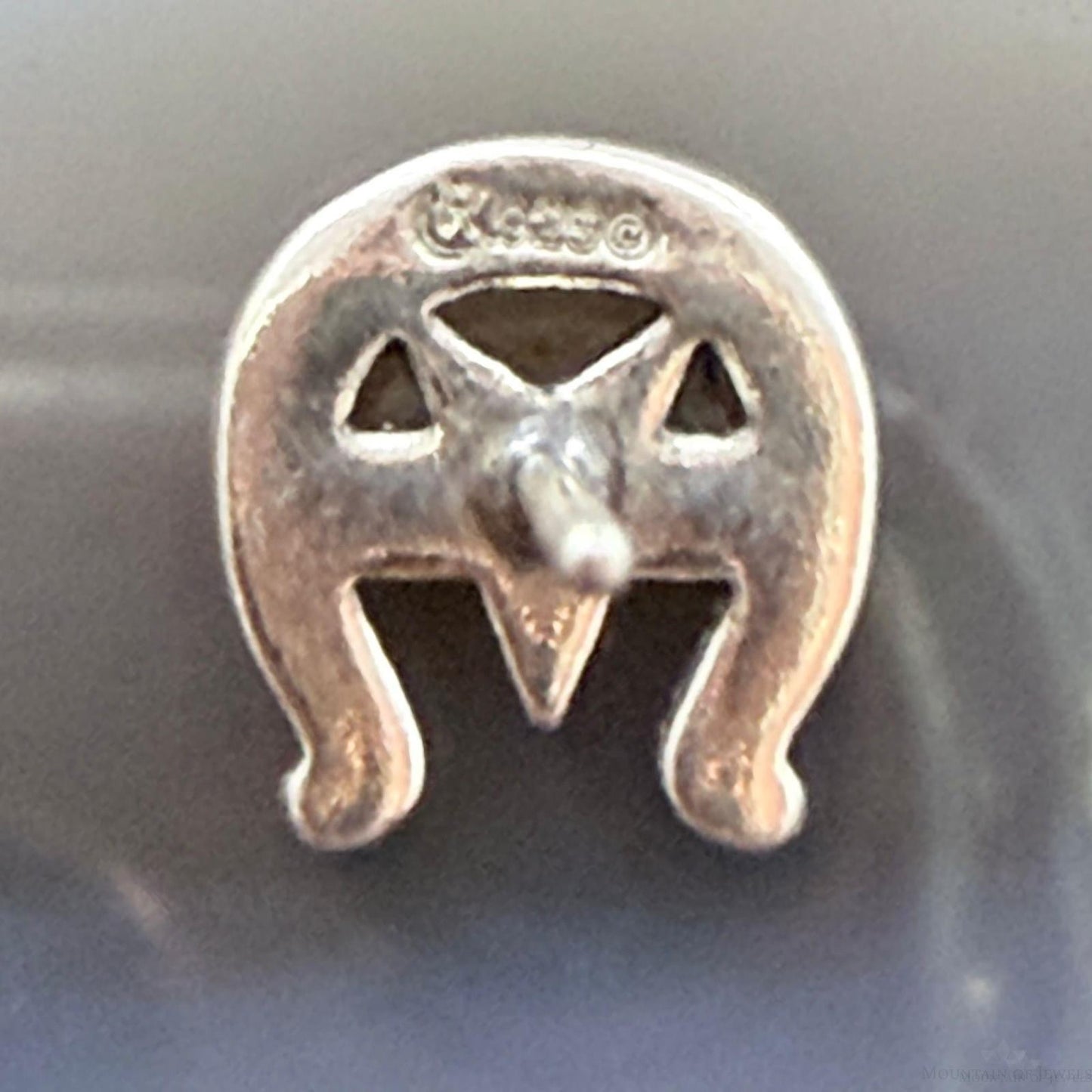 Carolyn Pollack Sterling Silver Horseshoe Stud Earrings For Women