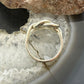 Sterling Silver Double Knotted Modern Ring For Women, Taxco Mexico