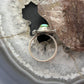 Sterling Silver Southwestern Style 2 Sonora Gold Turquoise Adjustable Ring For Women #6