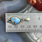 Sterling Silver Southwestern Style Golden Hill Turquoise Decorated Pendant For Women