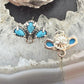 Carolyn Pollack Sterling Silver Teardrop Turquoise Stud Earrings For Women