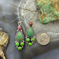 Sterling Silver Southwestern Style Multistone Dangle Earrings For Women #12