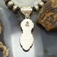 Sterling Silver Southwestern Style Pink Conch & Turquoise Pendant For Women #4