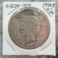1922-S US 90% Peace Silver Dollar G-VG #20226-1GE