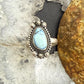 Sterling Silver Southwestern Style Golden Hill Turquoise Adjustable Ring For Women #2