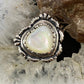 Carolyn Pollack Southwestern Style Silver Mother of Pearl Heart Ring Sz Variety