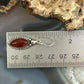 Sterling Silver Southwestern Style Marquise Carnelian Dangle Earrings For Women