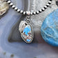 Sterling Silver Southwestern Style Golden Hill Turquoise Leaves Decorated Pendant For Women #3