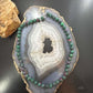 Sterling Silver 8mm Ruby Zoisite Beads 18" Necklace For Women