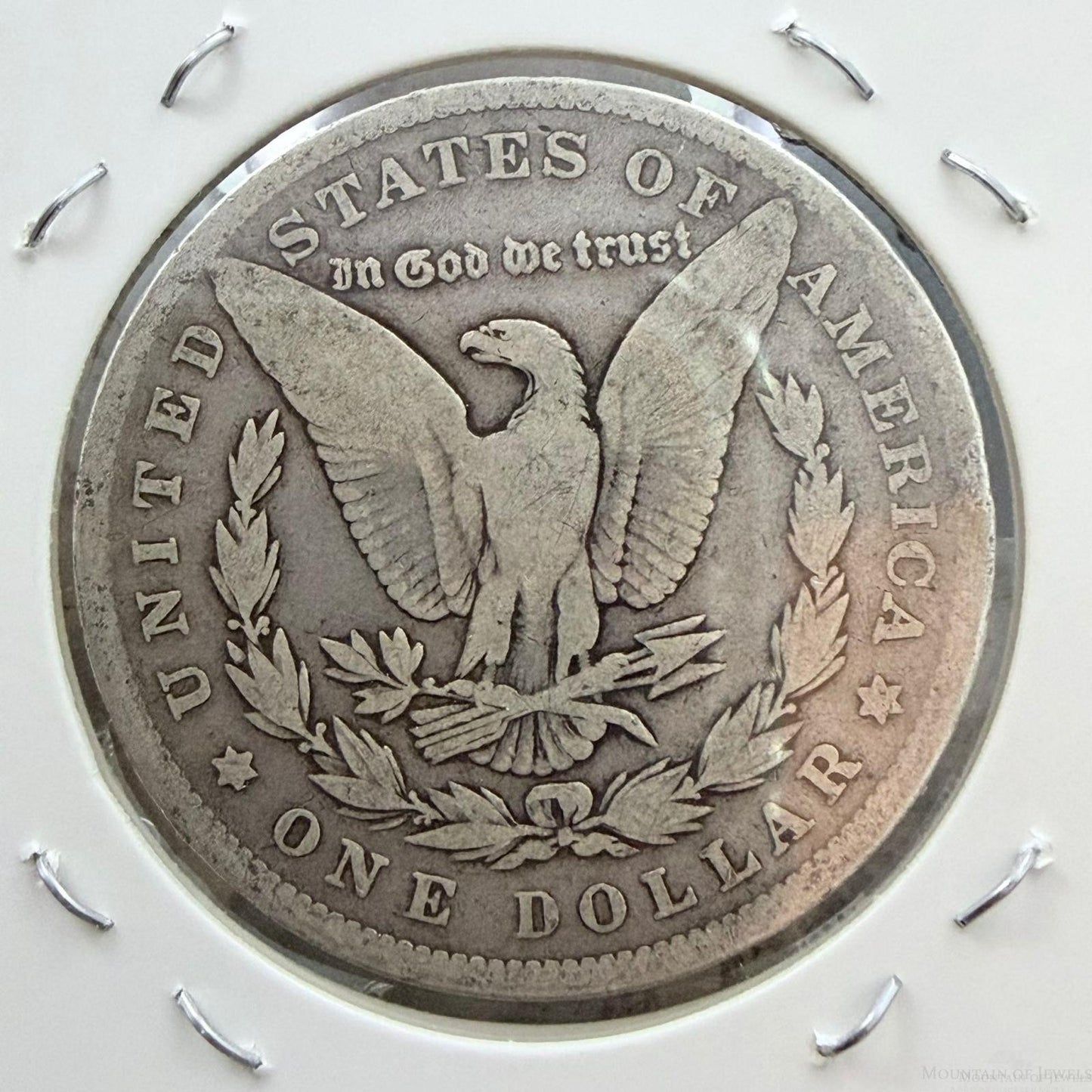 US 1880 90% Morgan Silver Dollar VG-F #122125-15GH