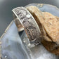 Alex Becenti Native American Sterling Silver Village Life Storyteller Unisex Bracelet