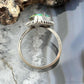 Sterling Silver Southwestern Style Teardrop Sonora Gold Turquoise Adjustable Ring For Women #2