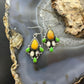 Sterling Silver Southwestern Style Multistone Dangle Earrings For Women #5