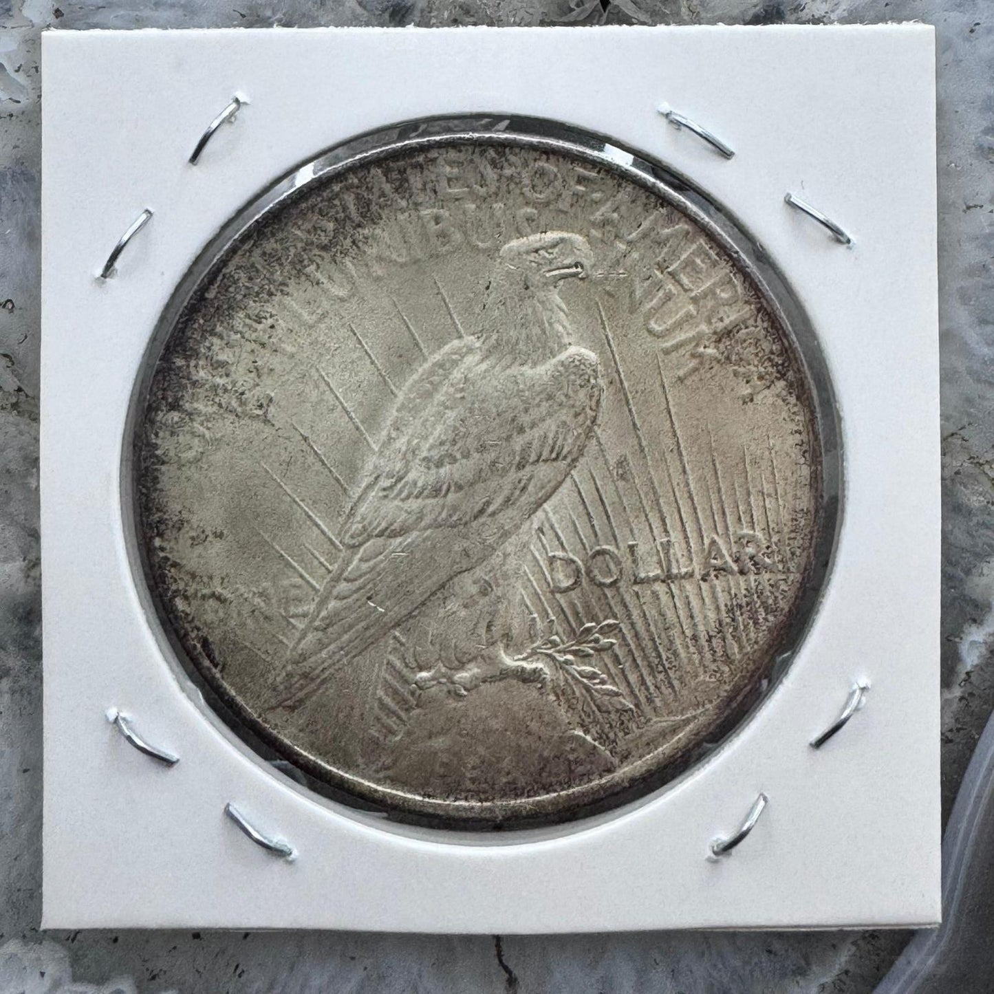 1923 US 90% Peace Silver Dollar VF-XF #61325-1OX