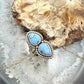 Sterling Silver Southwestern Style 2 Golden Hill Turquoise Ring Size 6 For Women