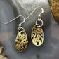 Carolyn Pollack Brass & Sterling Silver Swirl Dangle Earrings For Women